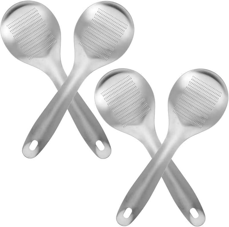 4Pcs Ginger Grater Shredder Tool Stainless Steel Kitchen Cooking Spoon Replacement - Image 1